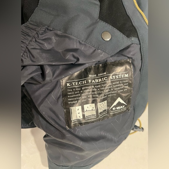 Kway Men's Ski jacket dark Gray coat 2xl - Picture 4 of 7